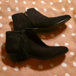 Sam Edelman Paige Fringe Anke Boots